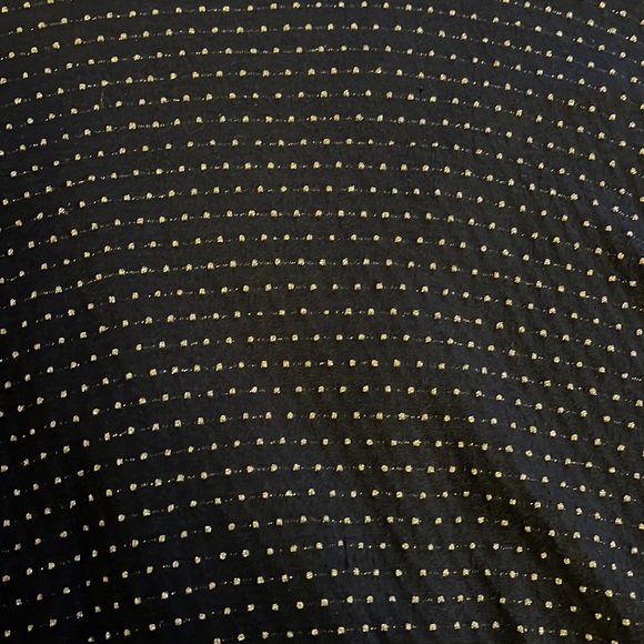 French Connection Blue Open Back Long Sleeve - Picture 3 of 5